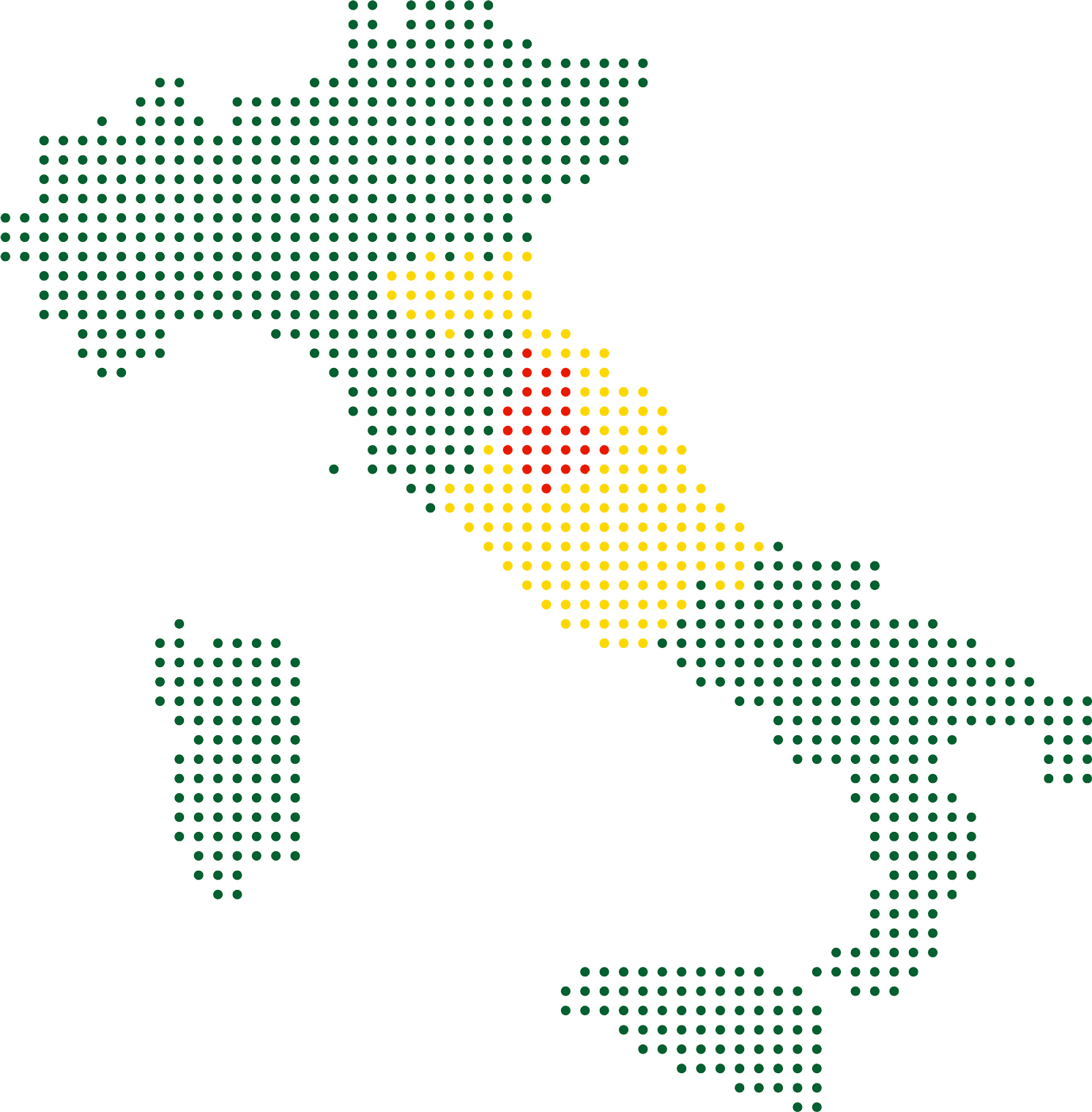 mappa Italia regioni coperte dal servizio ProntOil